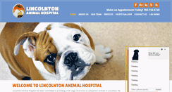 Desktop Screenshot of lincolntonanimalhospital.com